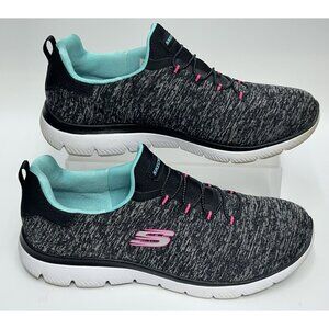 Sketchers Womens Shoes Size 8.5 W Summit Quick Getaway 12983W Slip On *Excellent